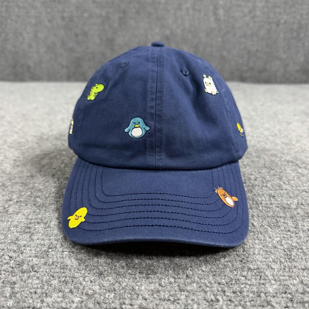 The Woobles Hat Adjustable Cap Embroidered Blue NEW